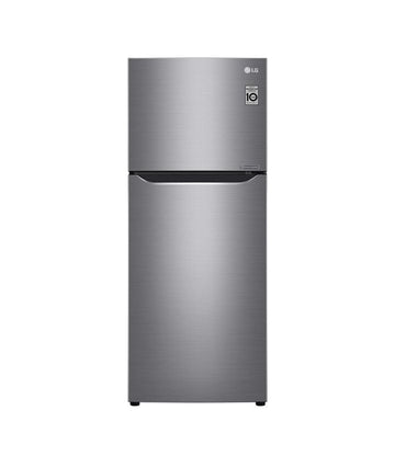 LG Top Freezer Refrigerator 345 Litres GR-C345SLBB Platinum Silver Smart Inverter Compressor Multi Air Flow Smart Diagnosis