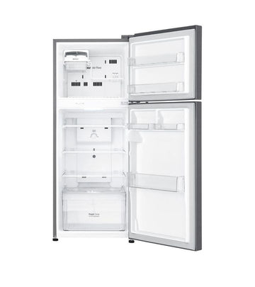 LG Top Freezer Refrigerator 345 Litres GR-C345SLBB Platinum Silver Smart Inverter Compressor Multi Air Flow Smart Diagnosis