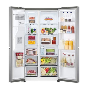LG Side By Side Refrigerator 674 Litres GR-L267SLRL