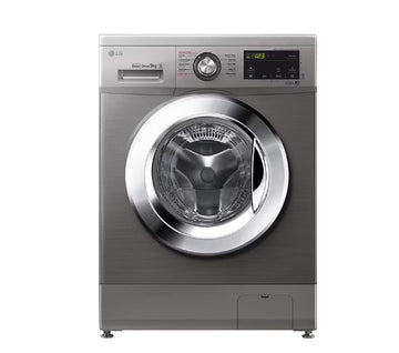 LG 9kg Front Load Washing Machine, Silver